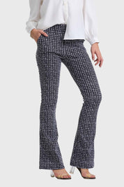 CALZA MUJER PRETINA ELÁSTICA NEGRO