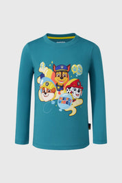 Polera Niño Paw Patrol Petróleo