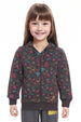 Polerón Niña Básico Print Marengo