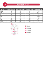 Blusa Mujer Aplicación Nudo Pabilo Crudo