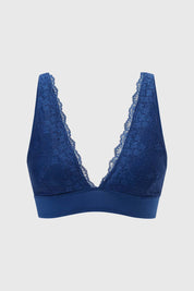 Sostén Mujer Peto Tipo Bralette Azul