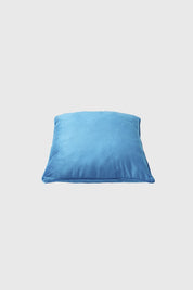 COJÍN VELVET LISO AZUL I