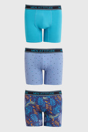 Boxer Hombre Tripack Estampado Petróleo