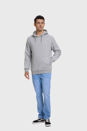Polerón Hombre Hoodie Básico Gris