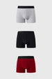 Boxer Hombre Tripack Gris