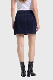 Falda Mujer Mini Azul