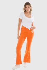 Jeans Flare Monse Mujer Naranjo