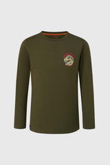 Polera Niño Print Verde