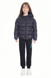 Parka Niña Clásica Negro