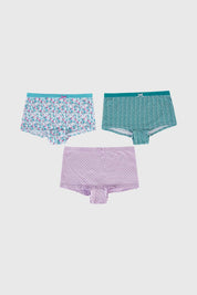 Calzón Niña Tripack Lila