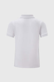 Polera Niño Piqué Básica Blanco