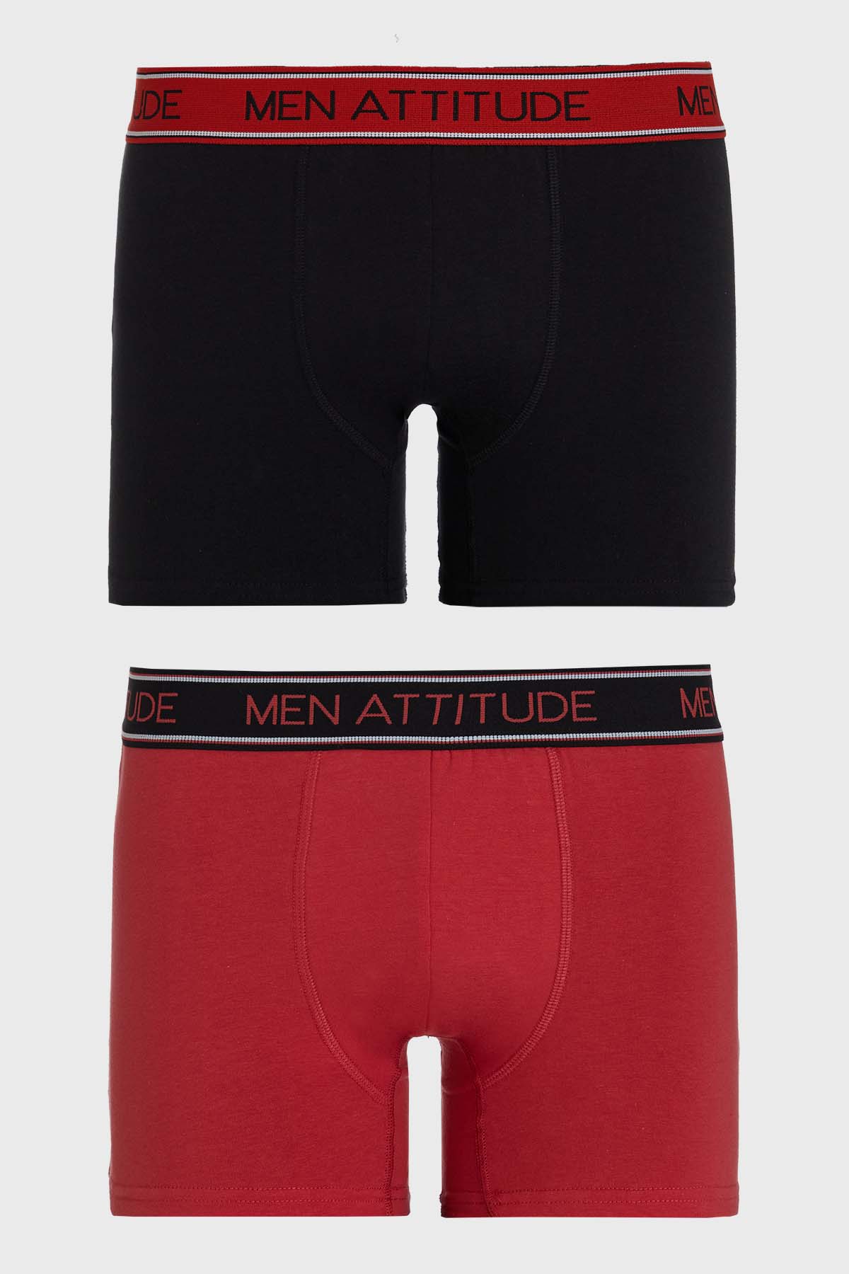 Boxer Hombre Bipack Burdeo
