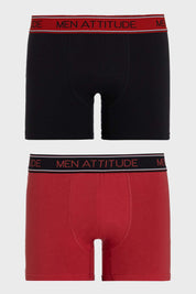 Boxer Hombre Bipack Burdeo