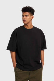 Polera Hombre Oversize Negro
