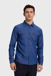 Camisa Hombre Clásica Dallas Azul