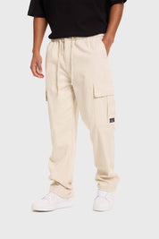 Pantalón Hombre Cargo Calce Recto Beige