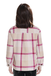 Blusa Niña Cotelé Polar Interior Beige