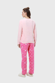 Pijama Mujer Polar Rosado