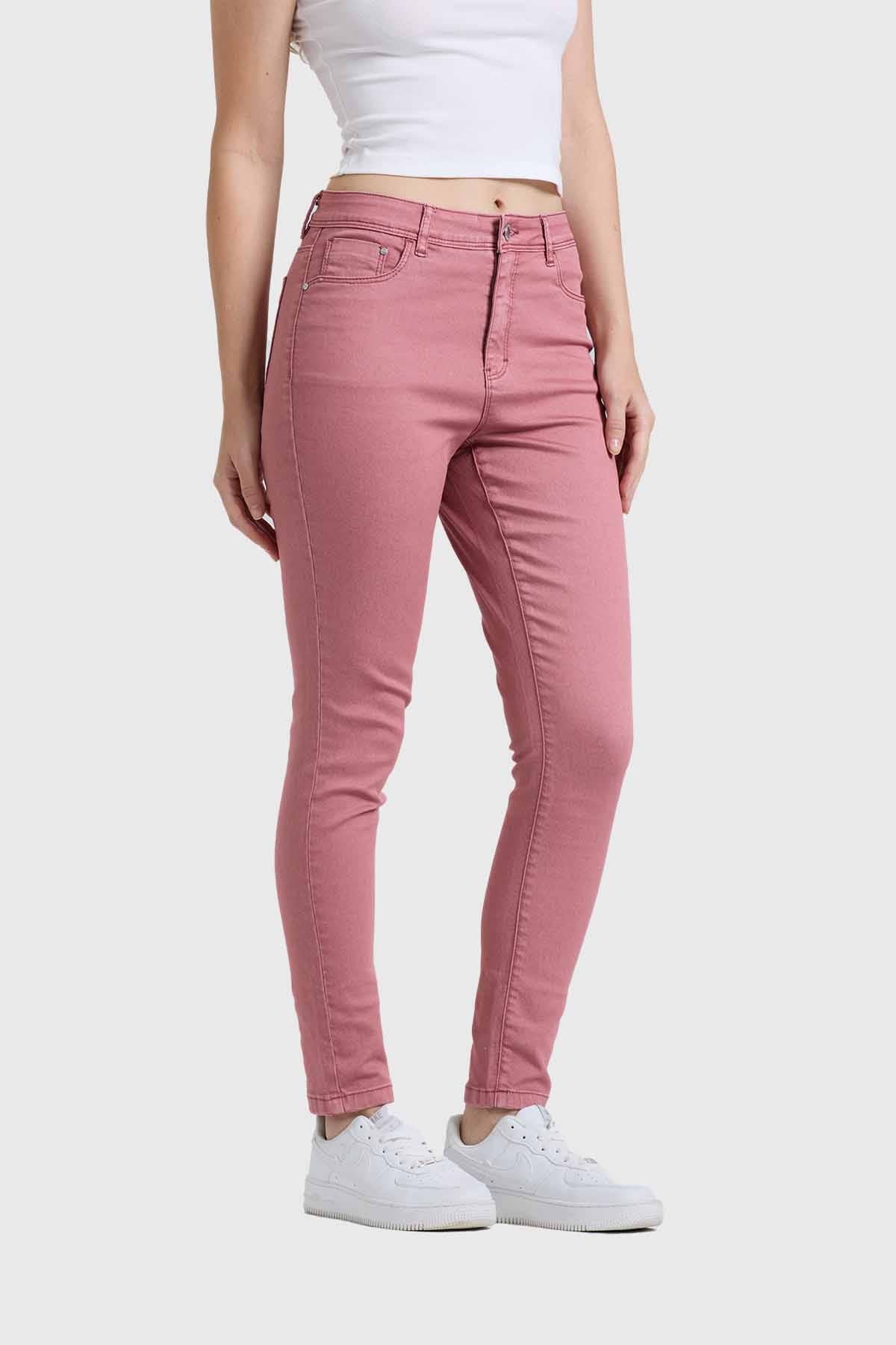 Jeans Mujer Emilia Palo Rosa - Main Image