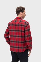 Camisa Hombre Cuadros Rojo V