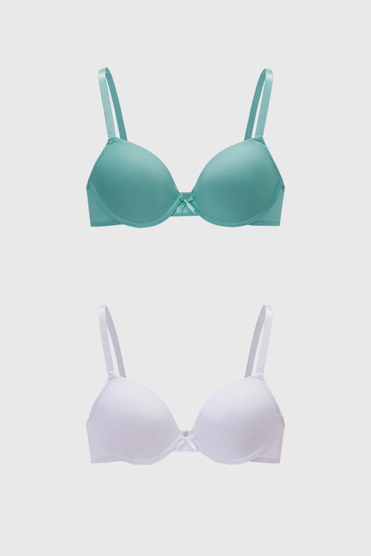 Sostén Mujer Bipack Básico Aqua