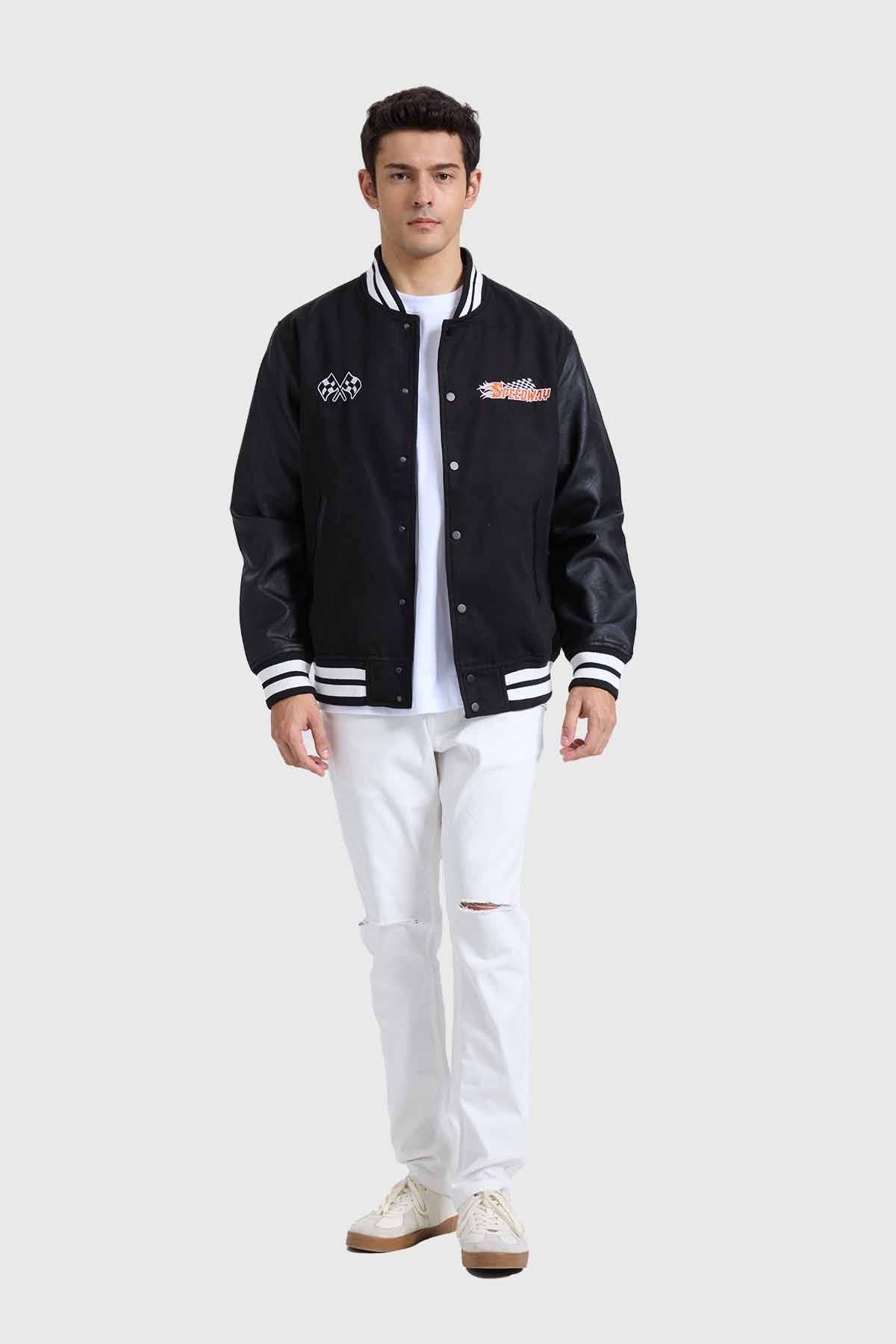 CHAQUETA HOMBRE BOMBER NEGRO I