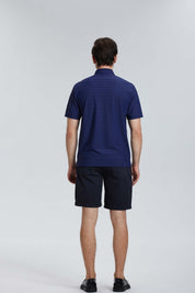Polera Piqué Azul
