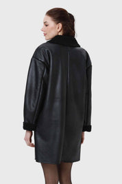 Abrigo Mujer Bonded Chiporro Negro