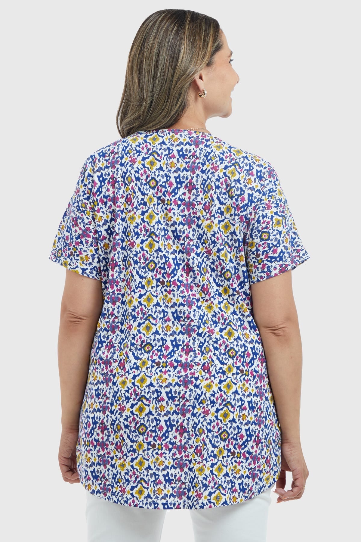 Polera Mujer Print Morado