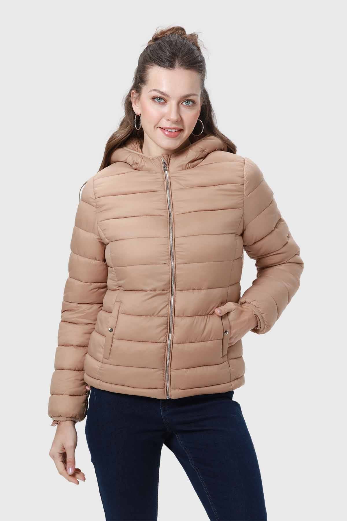 PARKA MUJER INTERIOR CHIPORRO CAMEL