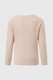 Sweater Niña Chenille Crudo