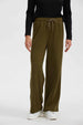 Pantalón Mujer Recto Cordones Verde