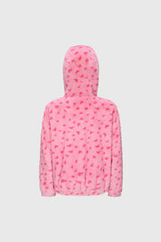 CHAQUETA NIÑA PELUDA PALO ROSA