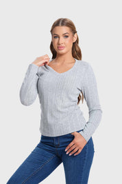Polera Mujer Rib Camman Gris