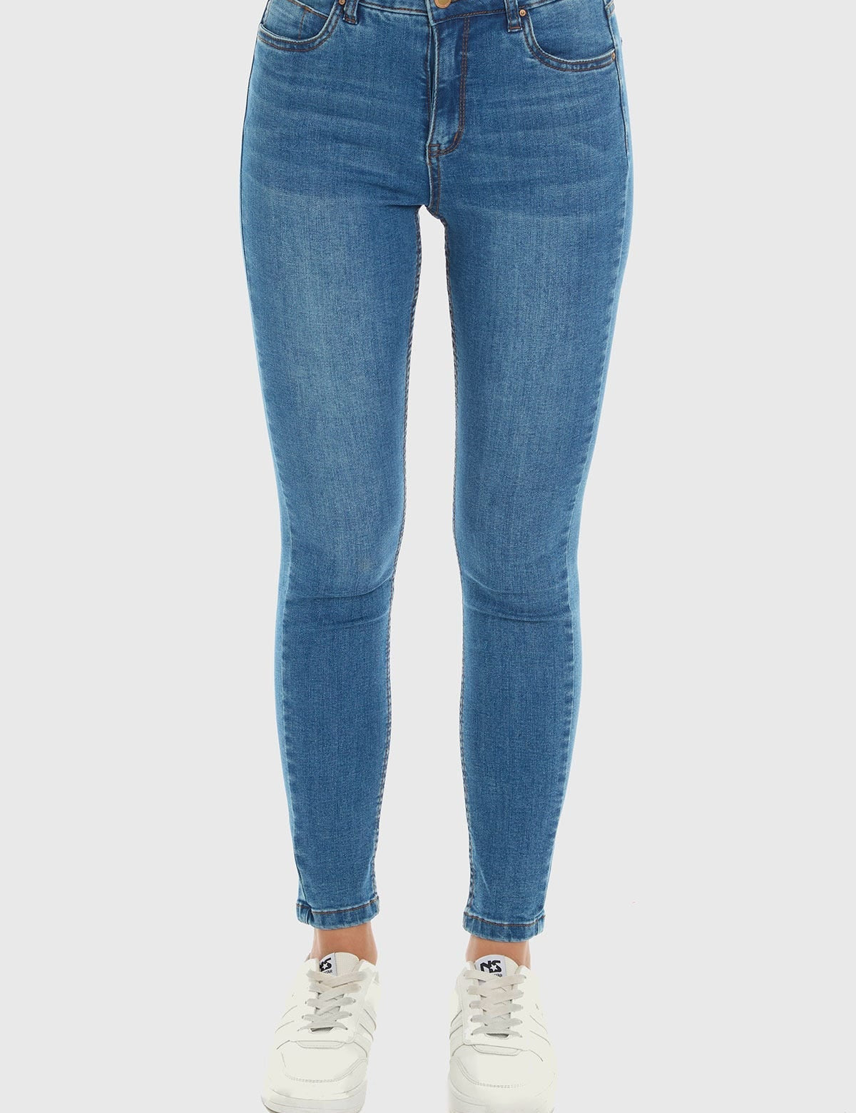 Jeans Mujer Skinny Estela Azul