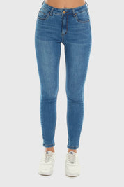 Jeans Mujer Skinny Estela Azul