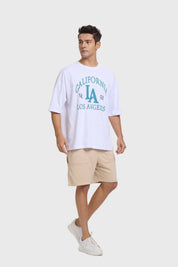 Polera Hombre College Blancoii