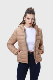 Parka Mujer Interior Chiporro Camel