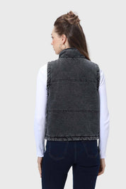 Chaqueta Mujer Puffa Negro