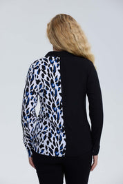 BLUSA MUJER ABOTÓNADA NEGRO