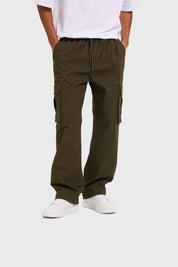 Pantalón Hombre Jogger Cargo Verde