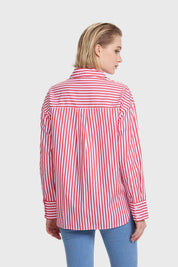 Blusa Mujer Puño Ancho Crudo