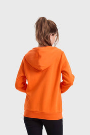 Polerón Mujer Hoodie Naranjo