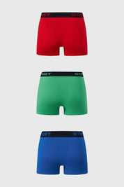 Boxer Niño Tripack Azul