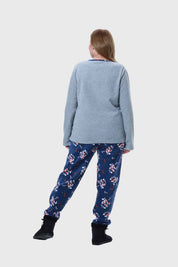 Pijama Mujer Polar Pant Gris