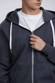 Polerón Hombre Básico Hoodie Marengo