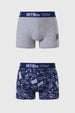 Boxer Niño Bipack Gris