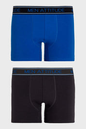 Boxer Hombre Bipack Azul