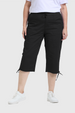 Pantalón Mujer Con Cortes Y Apertura Negro