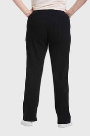Pantalón Buzo Mujer Con Cordones Negro
